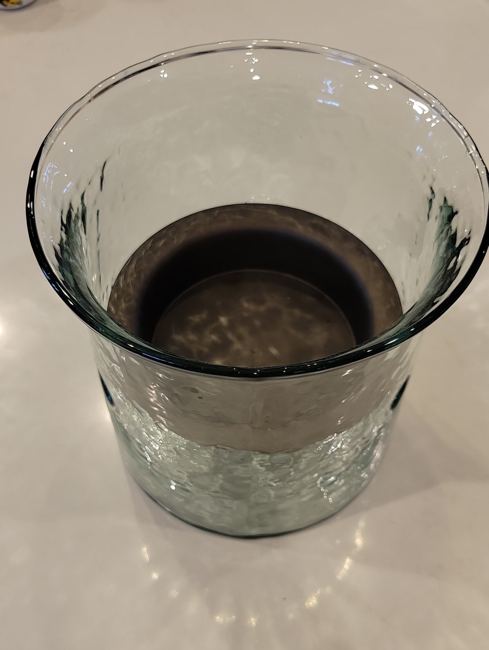 Pottery Barn Large Hurricane Glass Candle Holder